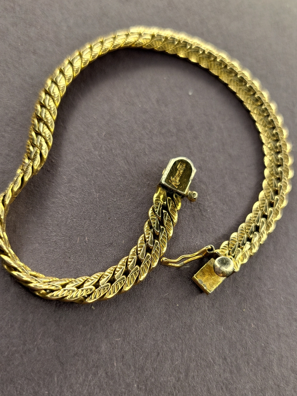 Gold Braided Bracelet